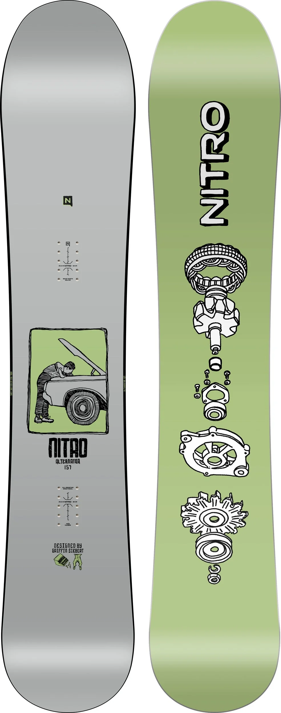 Nitro Alternator Snowboard - Image 8