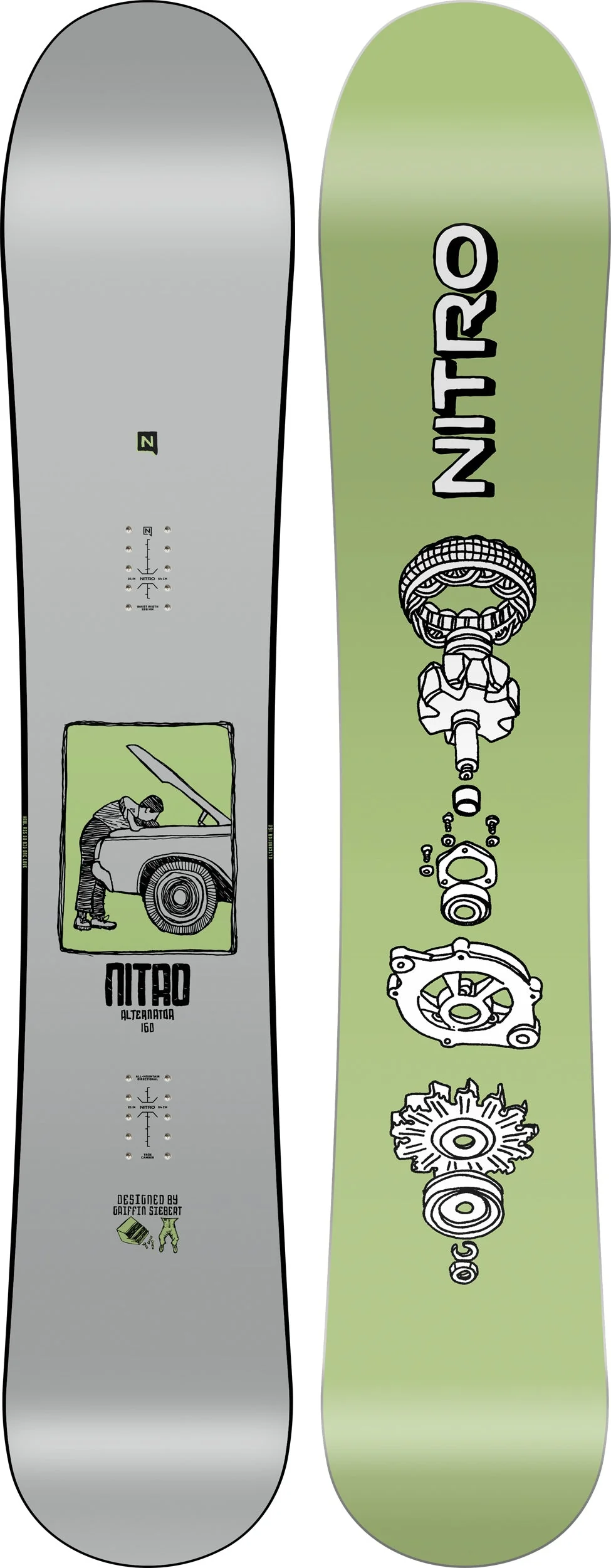 Nitro Alternator Snowboard - Image 9